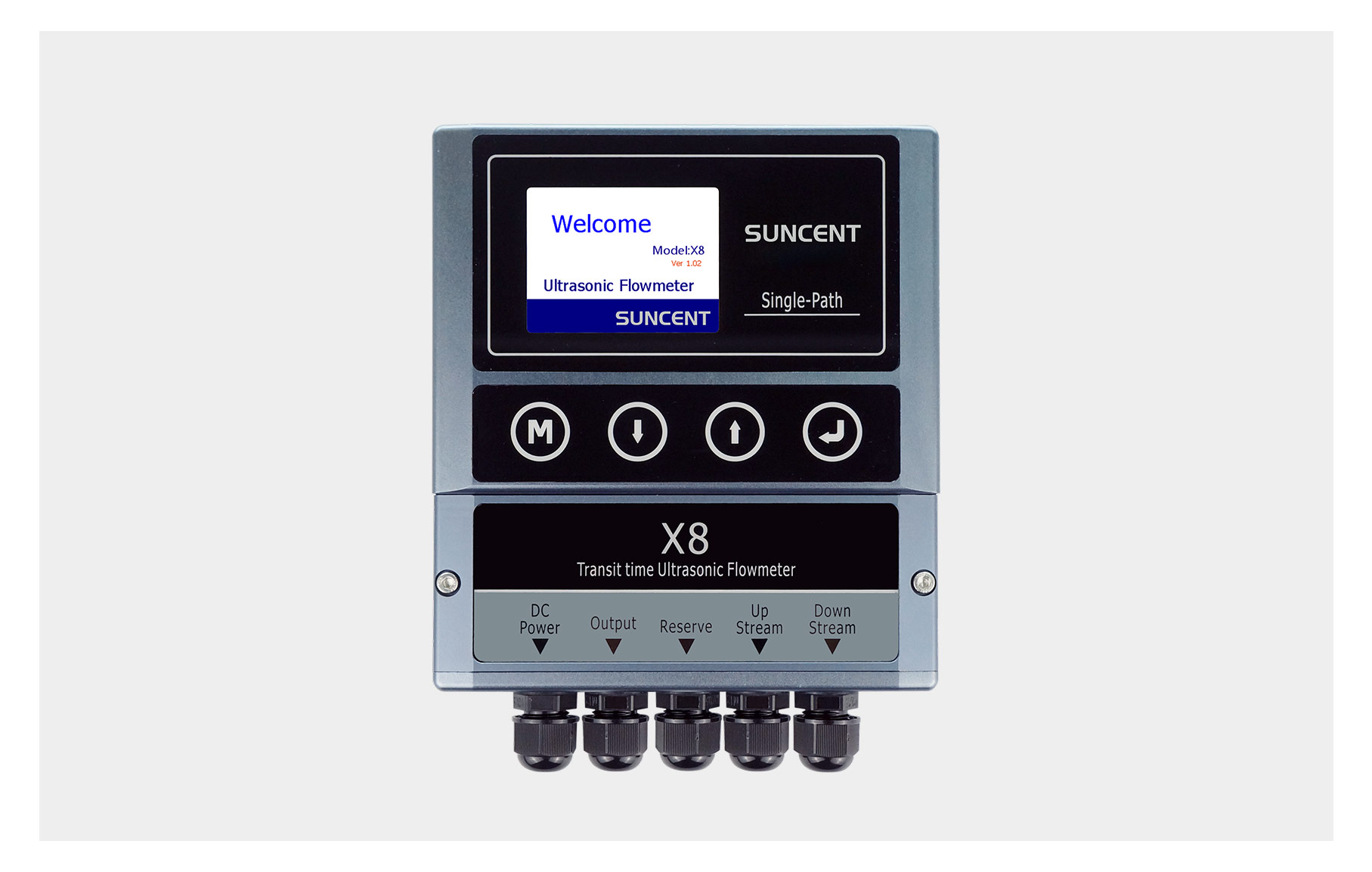 高精度插入式超声波流量计X8产品展示